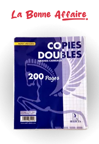 copie double 200 pages